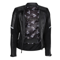 FRONT ZIP UNDONE FIONA BLACK